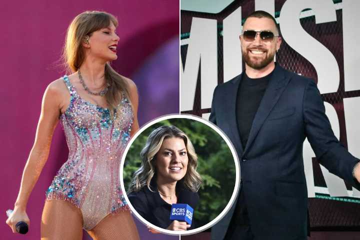 Amanda Balionis Hilariously Adds to the Celebration as ‘Friends’ Taylor Swift & Travis Kelce Share Big News Amanda Balionis joins the world in celebration as Taylor Swift and Travis Kelce make their b