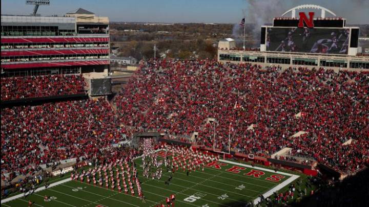Nebraska punter Archie Wilson gets emotional about family during press conference