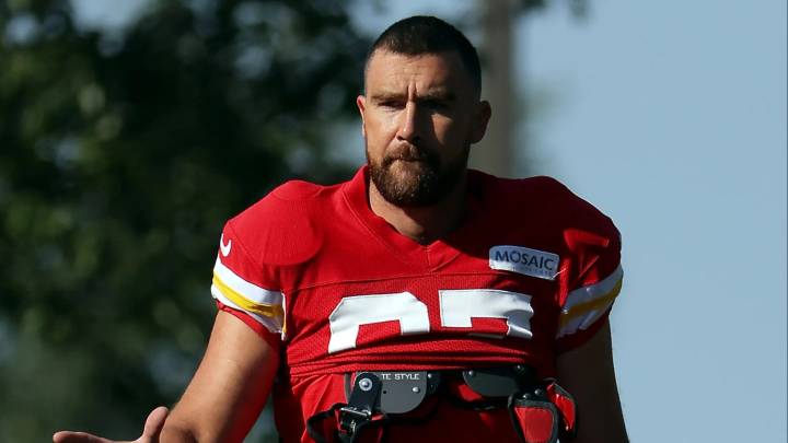 Travis Kelce and Taylor Swift nowhere to be seen at funeral of his dad's partner but brother Jason among mourners