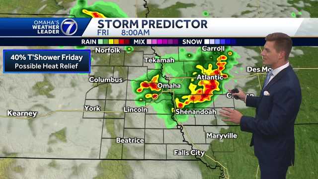Rain becoming more likely Friday morning