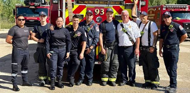 BOMBEROS DE WOODSTOCK, ILLINOIS CAPACITAN A PERSONAL DE PROTECCIÓN CIVIL DE GUADALUPE