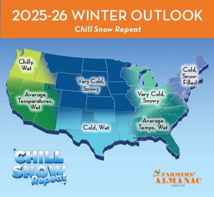 Farmers’ Almanac winter weather forecast: Will N.Y. see more snow, cold this season?
