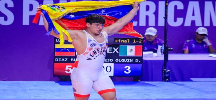 Venezuela sumó oro en lucha grecorromana en los Panamericanos Junior
