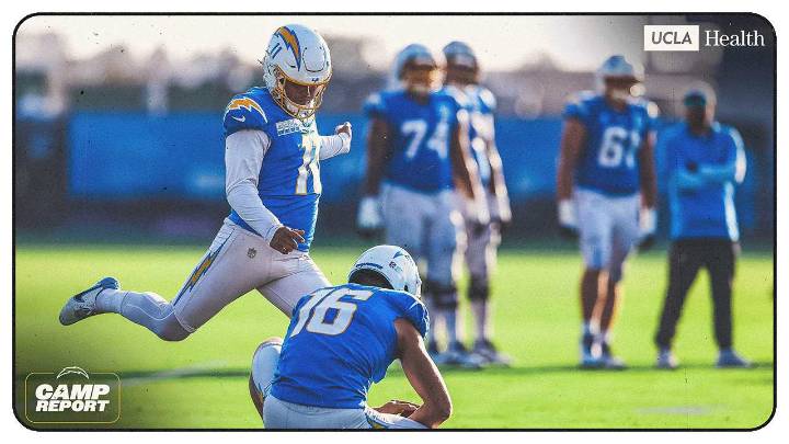 Chargers Camp Report: Cameron Dicker Has Perfect Day in Tuesday's Practice