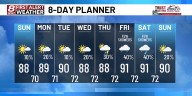 Near average temperatures with some sun