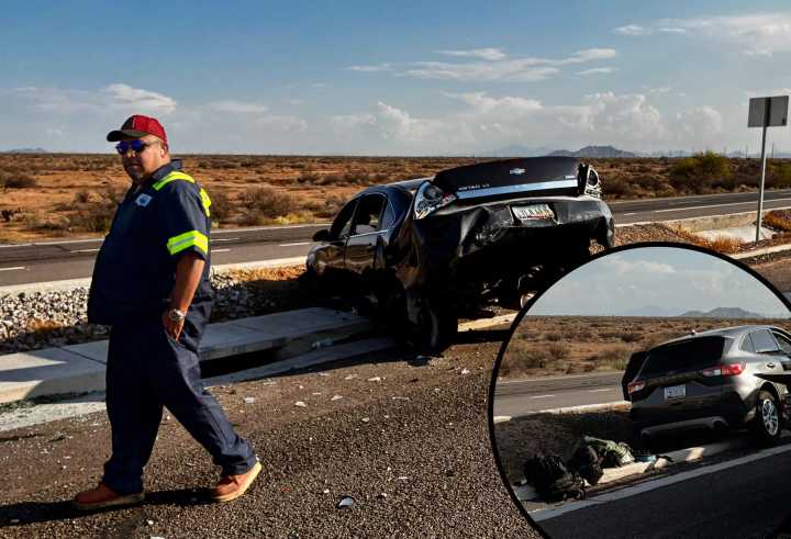 Traffic piles up after 3-vehicle crash sends cars plowing into SR 347 median