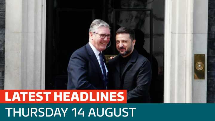 The latest headlines - as the Prime Minister set to meet Zelenskyy in Downing Street today