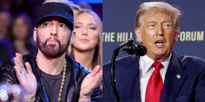 Eminem Goes Viral For Resurfaced Comments About Donald Trump from 2017 Interview 