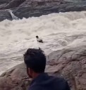 Horror moment YouTuber, 22, is swept away to his death by powerful waterfall after trying to film dramatic vid for fans