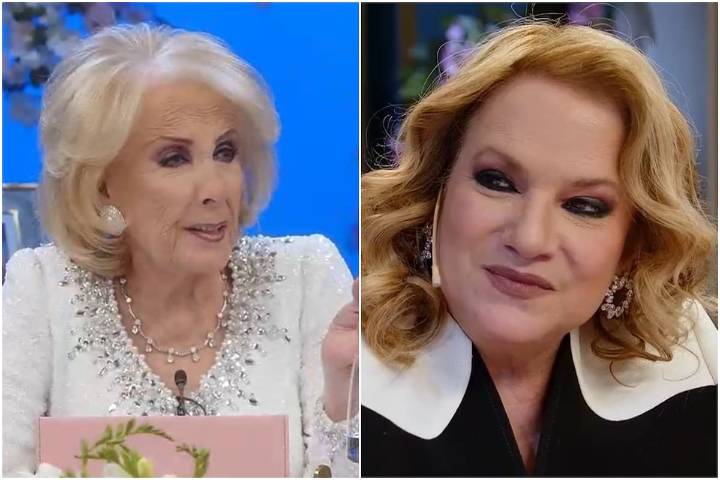 "Indiscreta". La pregunta de Mirtha Legrand a Lucía Galán por su romance con Diego Maradona que la descolocó