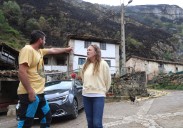 «Fue muy angustioso. Caían troncos ardiendo. No dormimos en toda la noche»