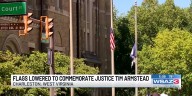 Flags lowered to commemorate Justice Tim Armstead