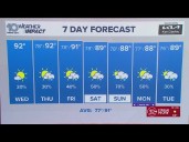 10 Weather: Wednesday midday forecast; Aug. 27, 2025