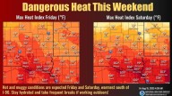 Heat indices could reach triple digits this weekend in eastern South Dakota