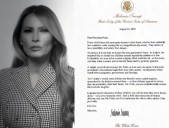 First Lady Melania Trump Pens Personal Peace Letter To Putin: 'Protect The Innocence Of These Children'
