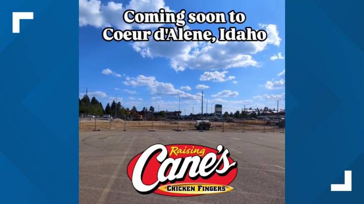 Raising Cane's is coming to Coeur d'Alene