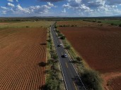 Rehabilitan carreteras de comunidades en Guadalupe