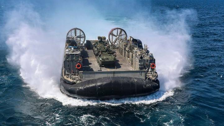 La moderna capacidad de desembarco del escuadrón anfibio enviado por Estados Unidos al Caribe sur
