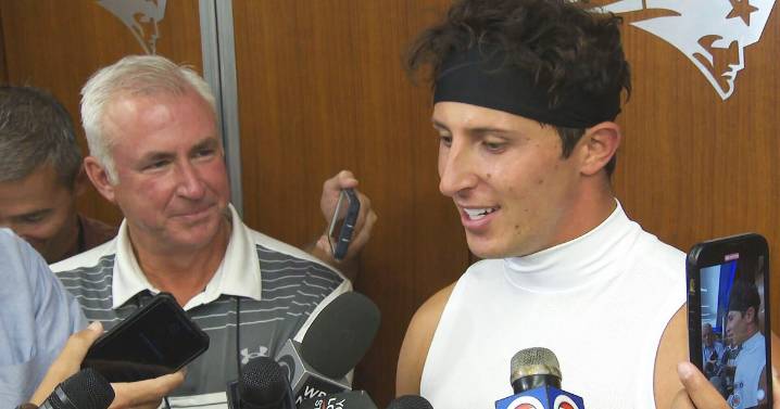 Tommy DeVito has arrived with the Patriots, but says his mother won't be joining him
