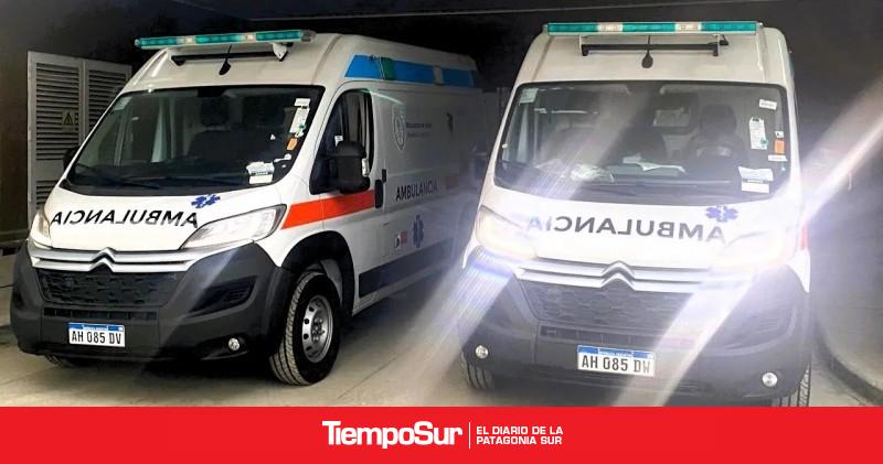 El Calafate Llegaron las ambulancias adquiridas por el SAMIC