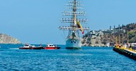 El ARC Gloria zarpa desde Santa Marta en homenaje a sus 500 años de historia