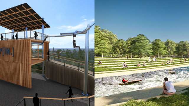 PHOTOS: Renderings of zipline, Olympic-level whitewater course at Origin Park in Clarksville