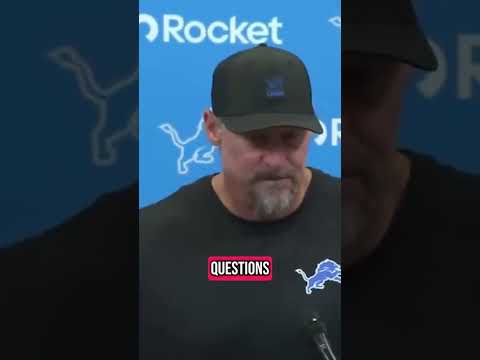 Dan Campbell gives an update on Morice Norris after he was taken off the field in an ambulance.