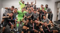 Vídeo: La celebración del triunfo del Sporting en el vestuario de Ceuta