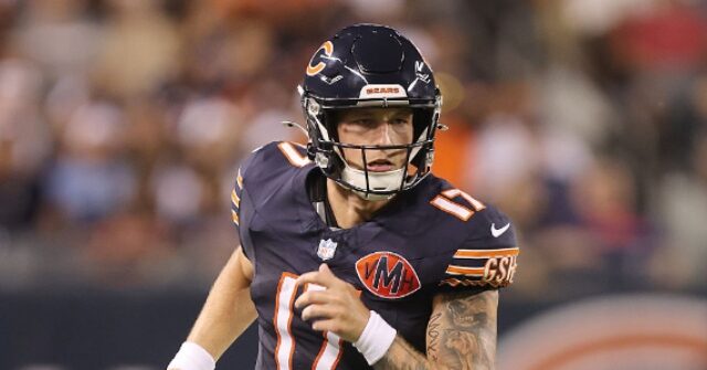 Bears' Tyson Bagent Overcome by Emotion After Inking $10 Million Contract Extension