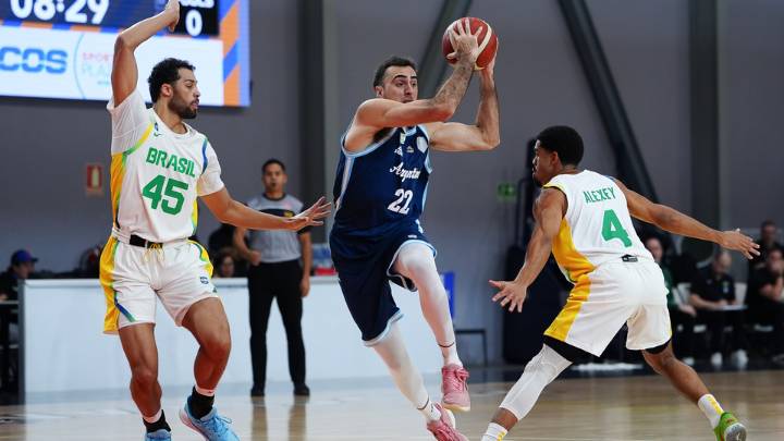 Básquet: la Selección Argentina perdió con Brasil antes de la AmeriCup