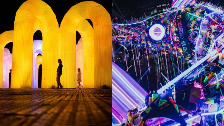 Singapore Night Festival 2025 has a 'kampung', a cyberpunk swordfish, inflatables, projection mapping and more