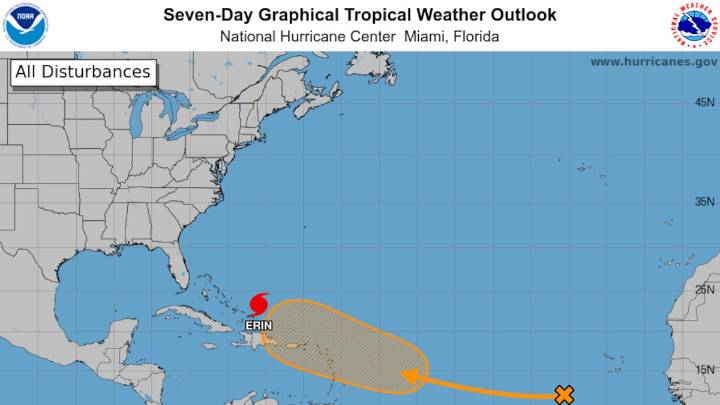 Hurricane Erin still major hurricane. Forecasters eye second Atlantic system.
