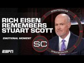 Rich Eisen gets emotional remembering Stuart Scott during his first SportsCenter in 22 years ❤️