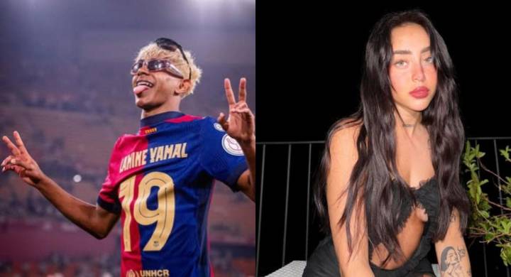Lamine Yamal frente a Nicki Nicole: diferencias de edad y altura que dan de qué hablar