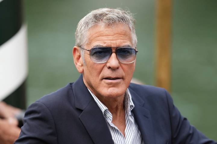 George Clooney se ausenta en proyección del Festival de Venecia por un problema de salud