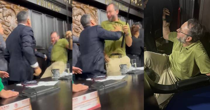 ¿Quién es Emiliano, trabajador del Senado que intentó evitar la pelea entre Alito Moreno y Noroña pero se llevó la peor parte? Andrea Chávez le ofrece a su equipo legal tras agresiones