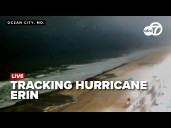 LIVE BEACH CAM: Hurricane Erin brings dangerous rip currents, flooding to East Coast
