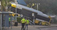 5 injured, including driver after DART bus crashes near light rail station in Dallas, officials say