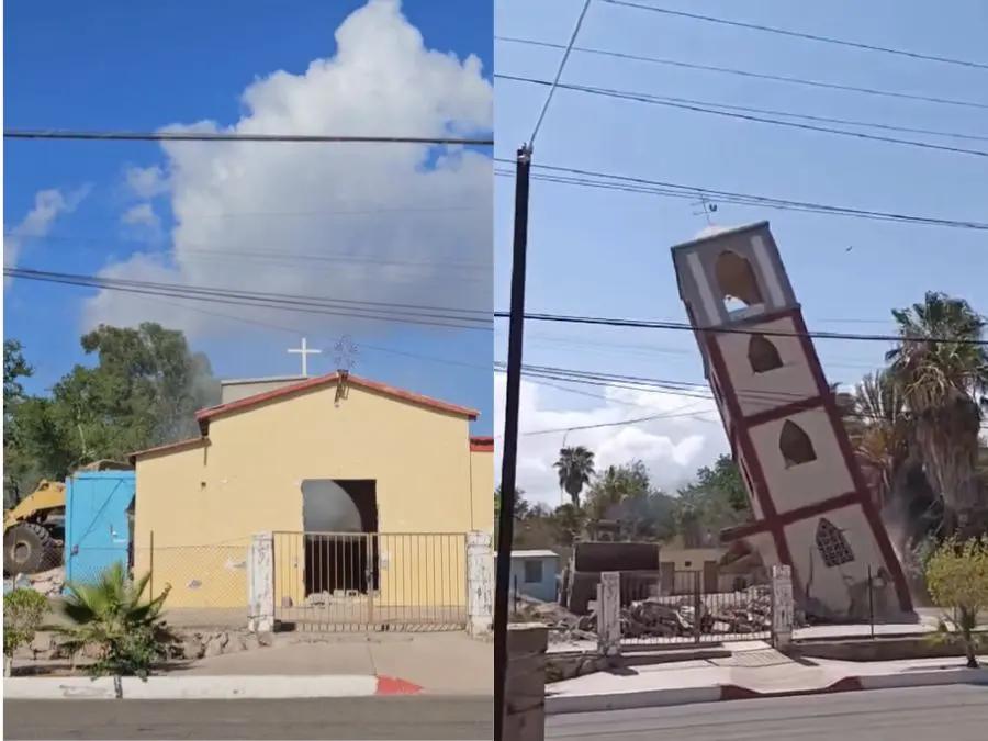 Derrumban Capilla de Nuestra Señora de Fátima en Loreto