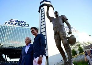 Patriots unveil statue honoring iconic quarterback Tom Brady