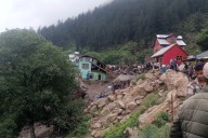 Torrential rains trigger flash floods in Kashmir, killing at least 44 and leaving dozens missing