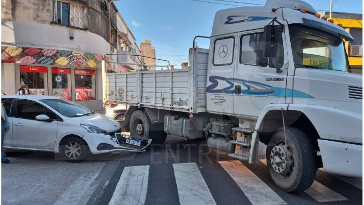 Paraná: choque en el centro provoca demoras