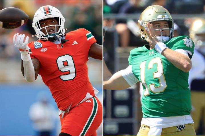 Here's how to watch Notre Dame-Miami for free in college football Week 1