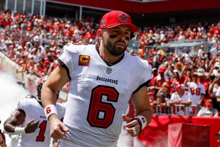 Baker Mayfield signs up as pitchman for Popeyes, Uber Eats