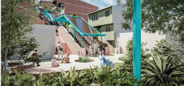 Proyecto de escaleras eléctricas y parque lineal avanza en Rionegro