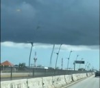 Gran tromba sorprende en la Riviera Maya, en Playa del Carmen (VIDEOS)