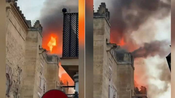 El incendio en la Mezquita de Córdoba, extinguido por la rapidez de los bomberos: "Habrá daños, pero no será una catástrofe"