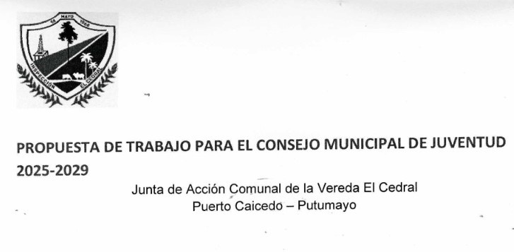 Presentación de la Propuesta de la JAC Vereda El Cedral