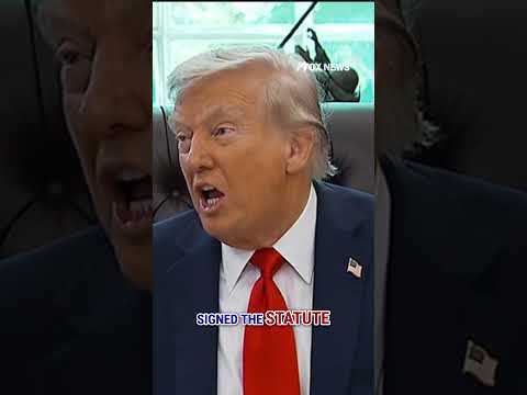 Trump calls out 'paid agitators' with flag burning EO #shorts #foxnews #news #us #fox #usnews #trump