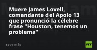 Muere James Lovell, comandante del Apolo 13 que pronunció la célebre frase "Houston, tenemos un problema"